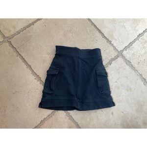 Tea Collection blue cargo skirt - girls size 5